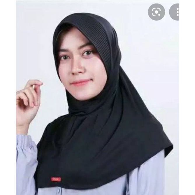 KERUDUNG HIJAB INSTAN ZOYA MARSHA HL HITAM  NAVY COKLAT ABU PUTIH WARNA BASIC