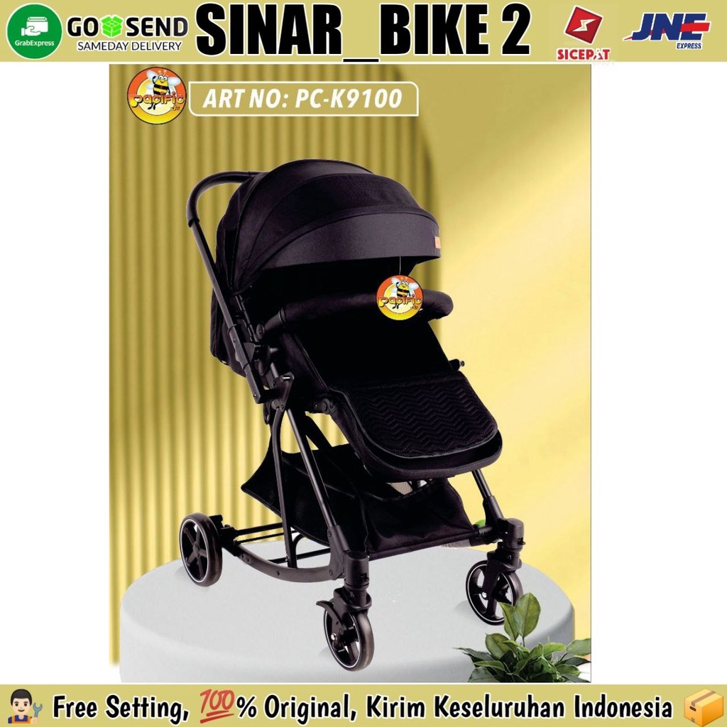 Baby Stroller PACIFIC PC K9100 Cabin Size Kereta Dorong Anak Bayi