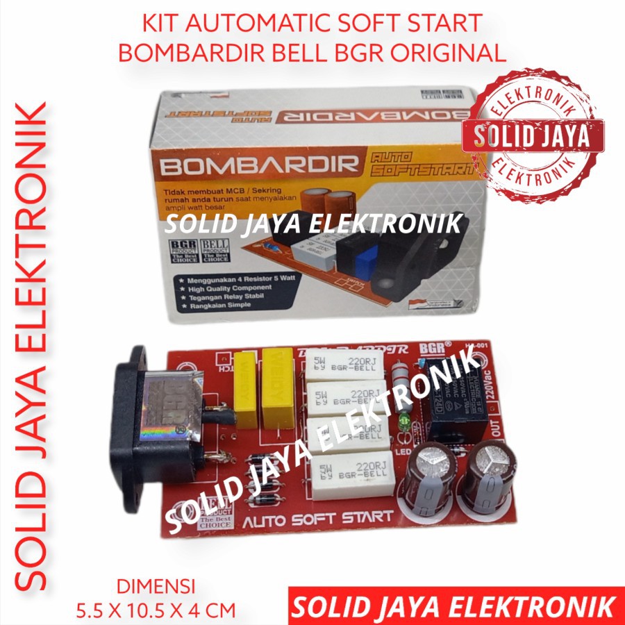 KIT SOFT START BOMBARDIR SOFTSTART AUTOMATIC AUTO SOFT START BELL BGR ASLI ORIGINAL