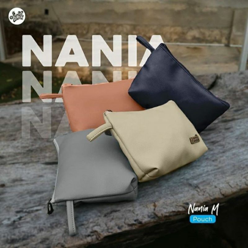 Dompet Pouch Nania Size M Rumah Warna