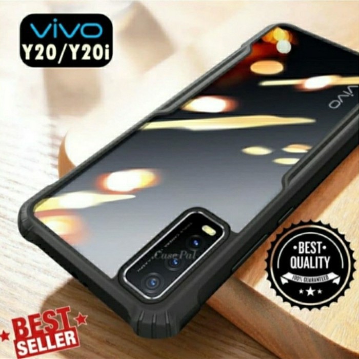 Clear Case Vivo Y20 Y20S Y12S - Softcase Shockproof Vivo Y21 Y21S Y20S