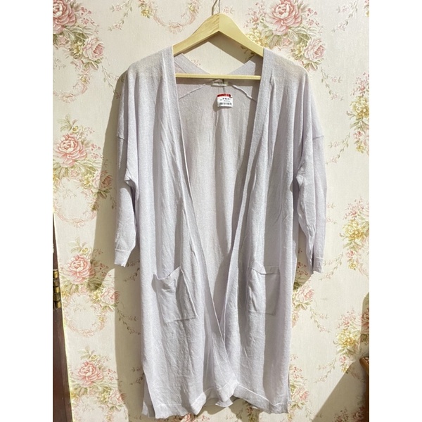Long cardi by glacier