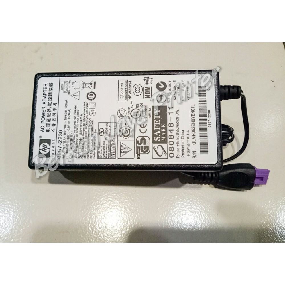 Adapto HP 0957-2230 32V 1560mA Officejet 6500 7500 7500A Deskjet 6800