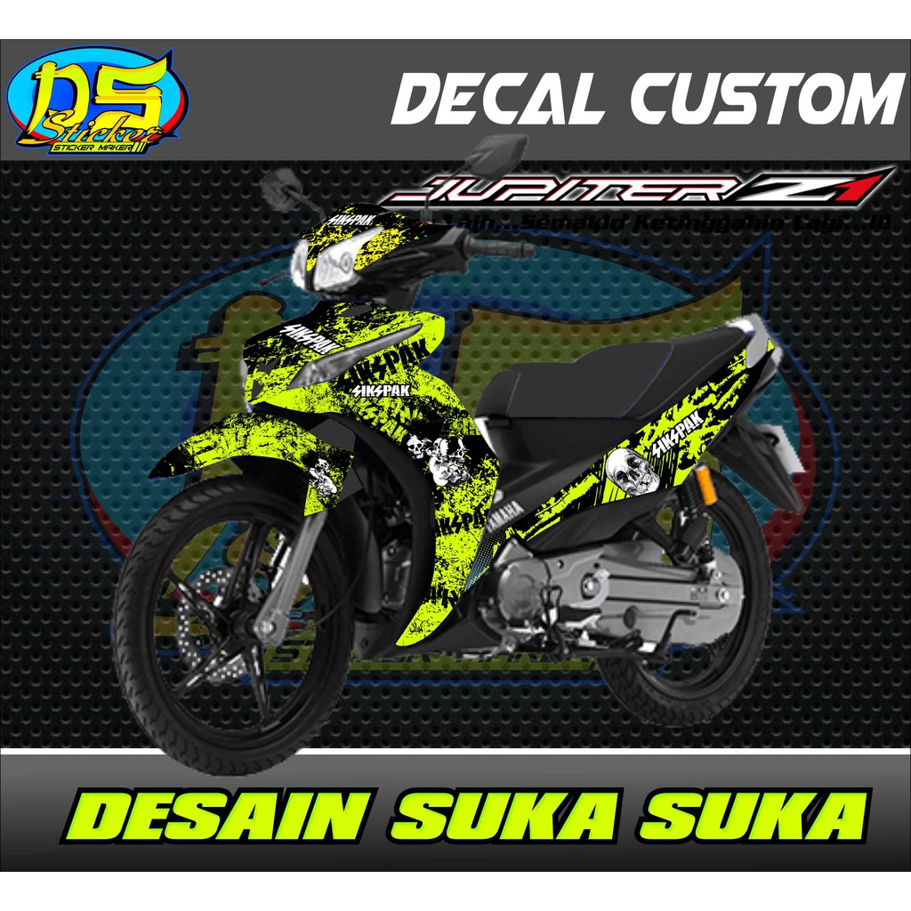 25+ Inspirasi Keren Decal Stiker Motor Jupiter Z1 Warna Merah