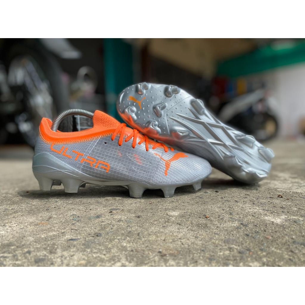 Soccer Puma Ultra 1.4 FG - Diamond Silver Neon Citrus