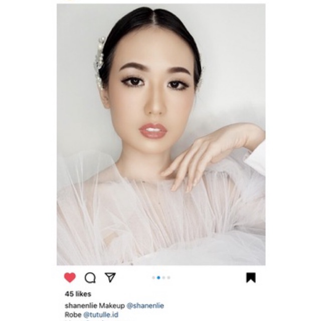 𝙏𝙪𝙩𝙪𝙡𝙡𝙚 Bloomy Ruffle Tile Set / Ruffle Makeup / Ruffle MUA / Kimono Makeup / Kimono Pengantin