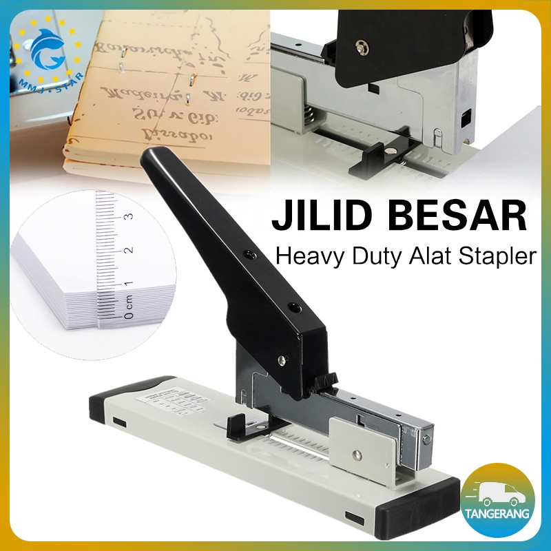 【100 Lembar】Heavy Duty Stapler/Penjilidan Kertas Stapler Adjustable Logam Tugas Berat/Alat Stapler Jilid Besar/Stapler Logam Tugas Berat