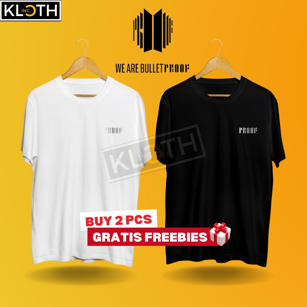 [PROOF] Kaos BTS PROOF New Album 2022 Cotton 24s Premium Bisa Upgrade Lengan Panjang