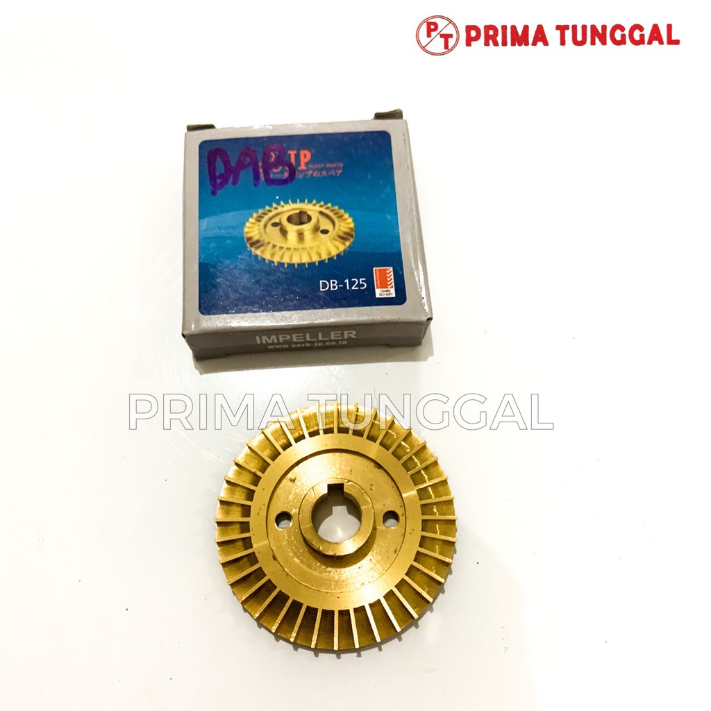 Impeler Impeller Kuningan Mesin Pompa Air DAB 125 Sparepart Pompa Air