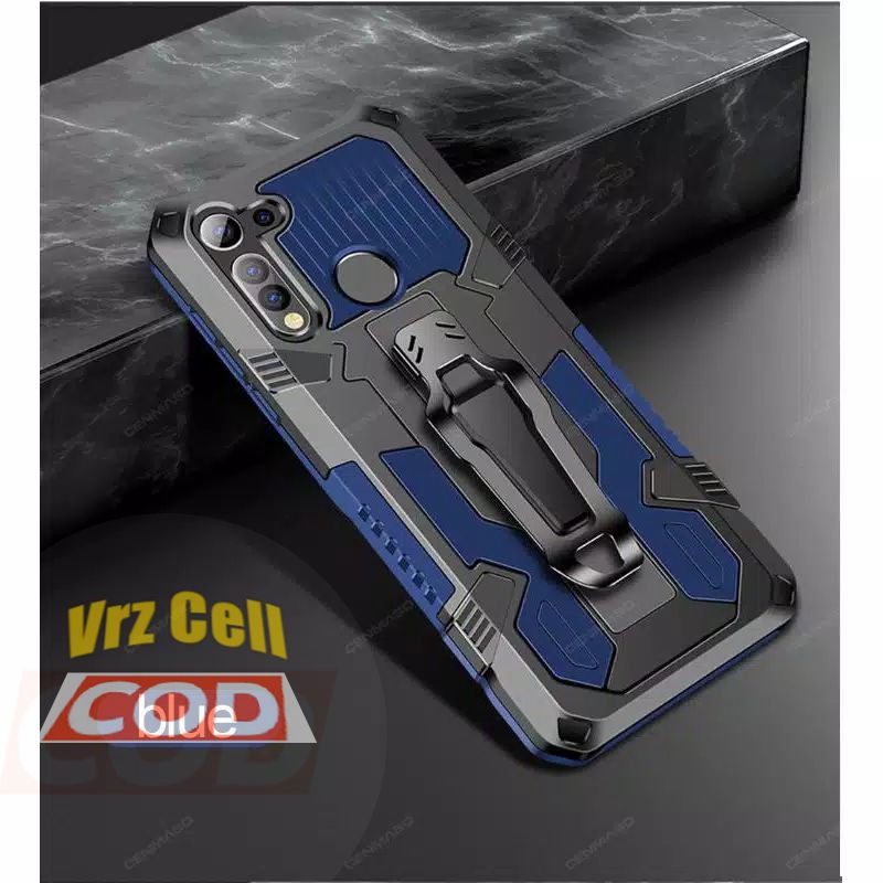 Dinaro24 Realme 5 5I 5Pro Realmi 5S / Rilmi C3 Relmi 6 I Pro Rilme 6I Hard Case Belt Clip Robot