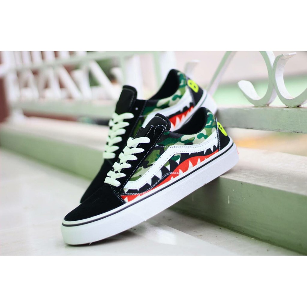 vans x bape harga