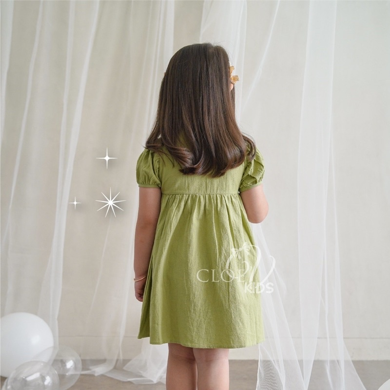 CLOEVKIDS - Dress Anak Perempuan Katun Carol