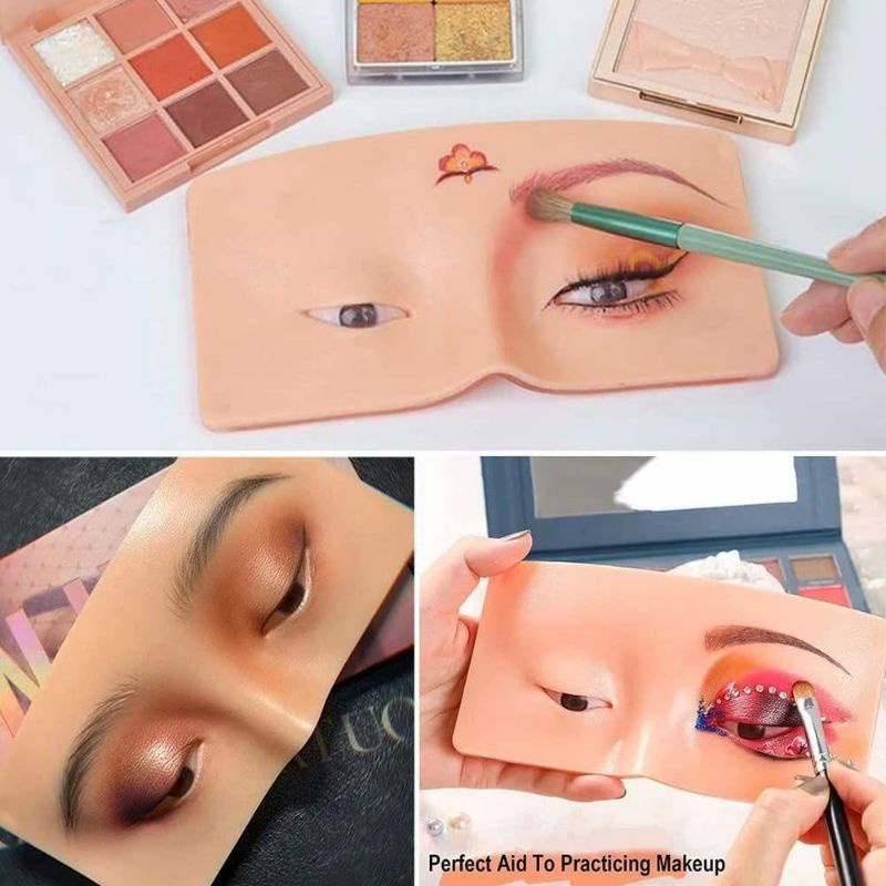 ALAT PRAKTEK MAKE UP / ALAT LATIHAN MAKEUP SILICONE MAKEUP PANEL PAPAN SILIKON RIAS WAJAH ALIS MATA SERBAGUNA