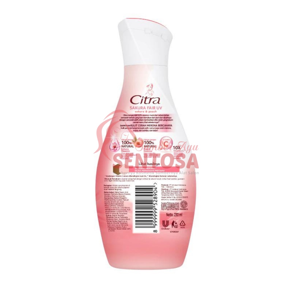 CITRA HAND &amp; BODY LOTION SAKURA FAIR UV 120 ML