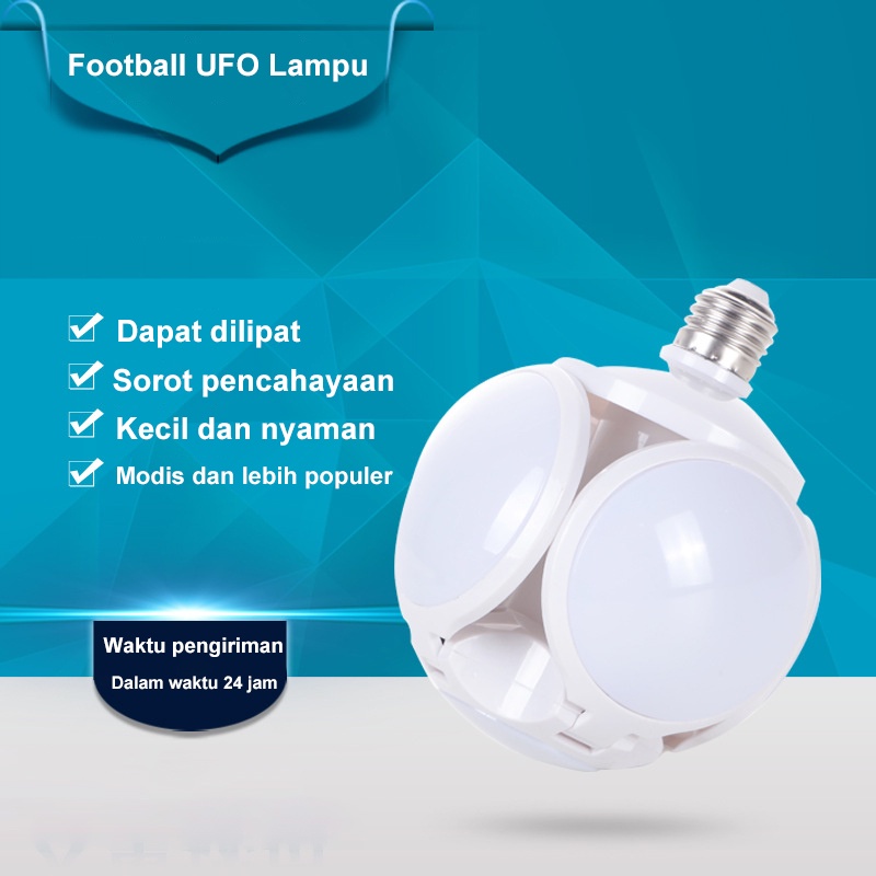 Golden LED Lampu Bohlam LED Football Lampu bohlam lipat 40watt /6500k Model Bola 5in1 DragonBall Lamp