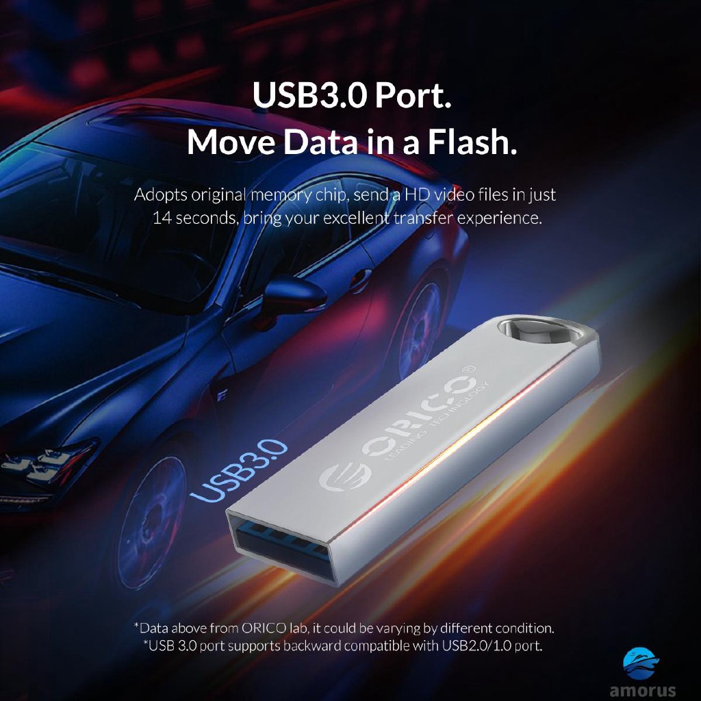 Flashdisk ORICO 32GB USB3.0 zinc alloy UPA30-32GB - Flash disk Drive 32gb Usb 3.0 Theoretical speed