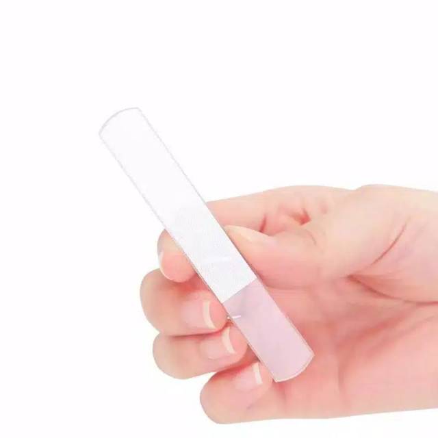 BS889 (ADA BOX) Crystal Glass Nail Files Manicure Perawatan Kuku