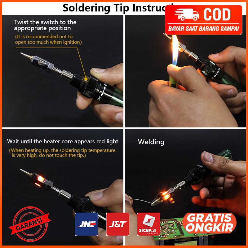 Solder Gas Butane Portable Iron Pen MT-100