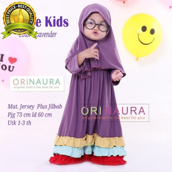 Harga Baju Gamis Anak Warna Ungu Terbaik