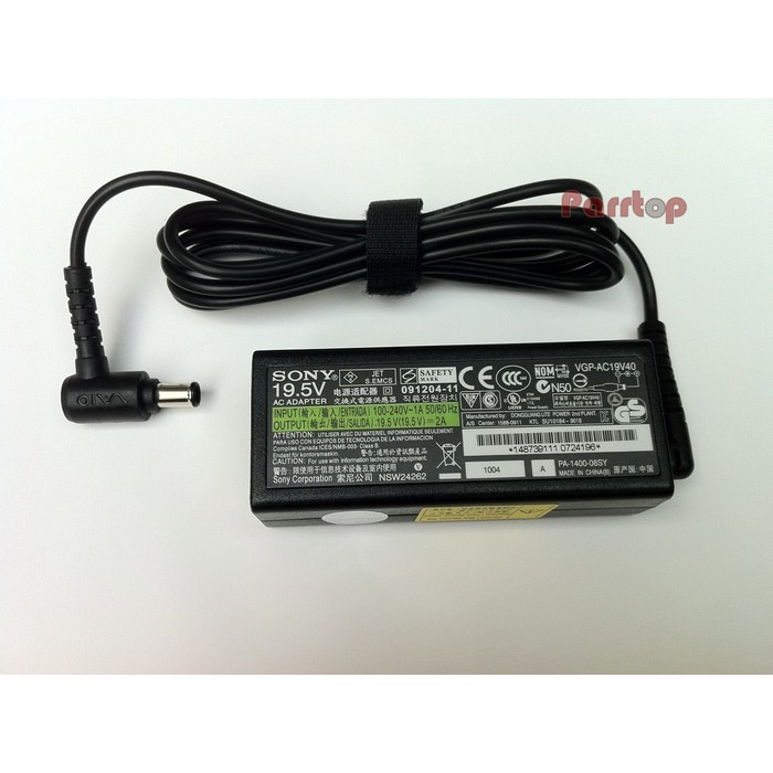 Adaptor/Charger Laptop Sony Vaio 19.5V - 2A ORIGINAL 100%