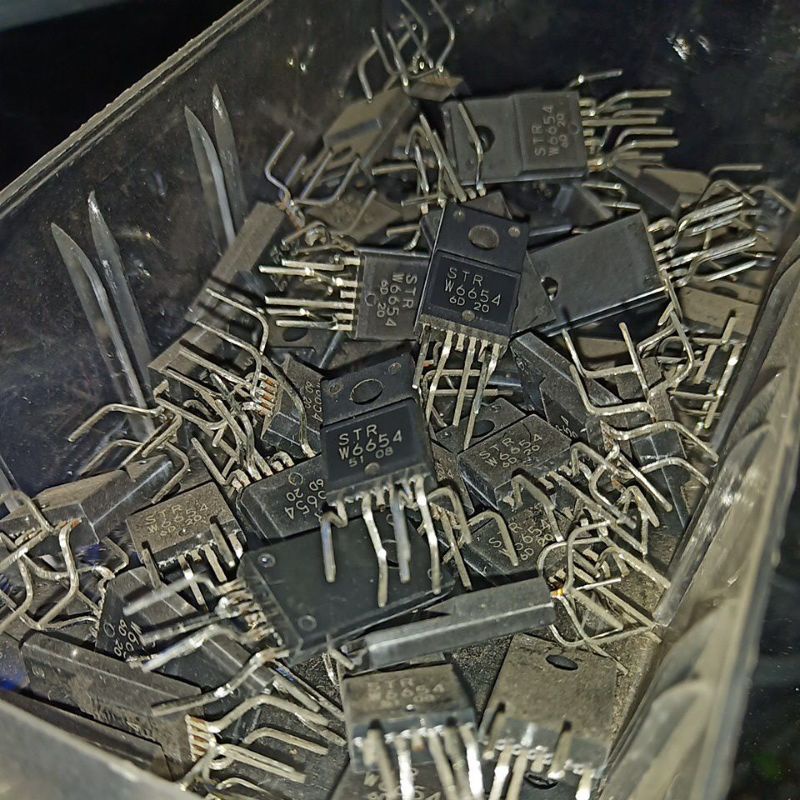 Ic Regulator TV Sharp STRW6654 Transistor STRW 6654 Ori