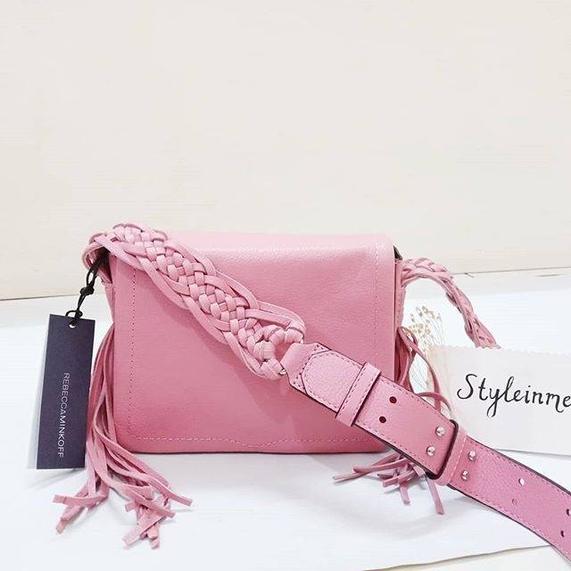 Rebecca Minkoff Original Tassel bag pink leather Authentic