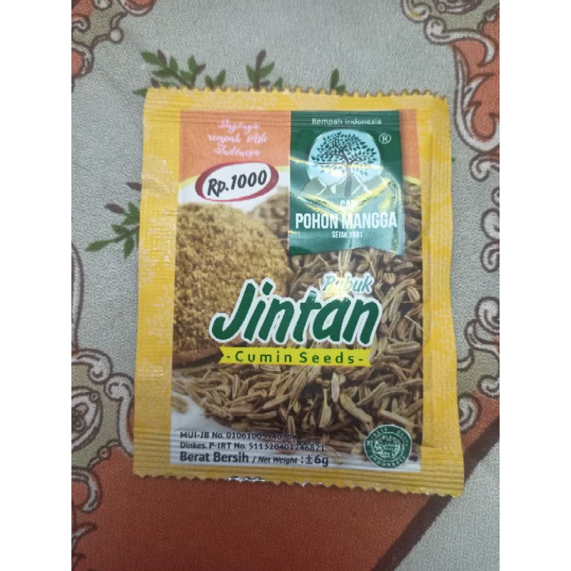 Jual Bubuk Jintan Cap Pohon Mangga Indonesia Shopee Indonesia