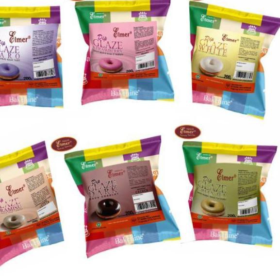 

Termurah DIP GLAZE ELMER SAUS CAIR TOPPING CELUPAN DONAT KEMASAN 200g