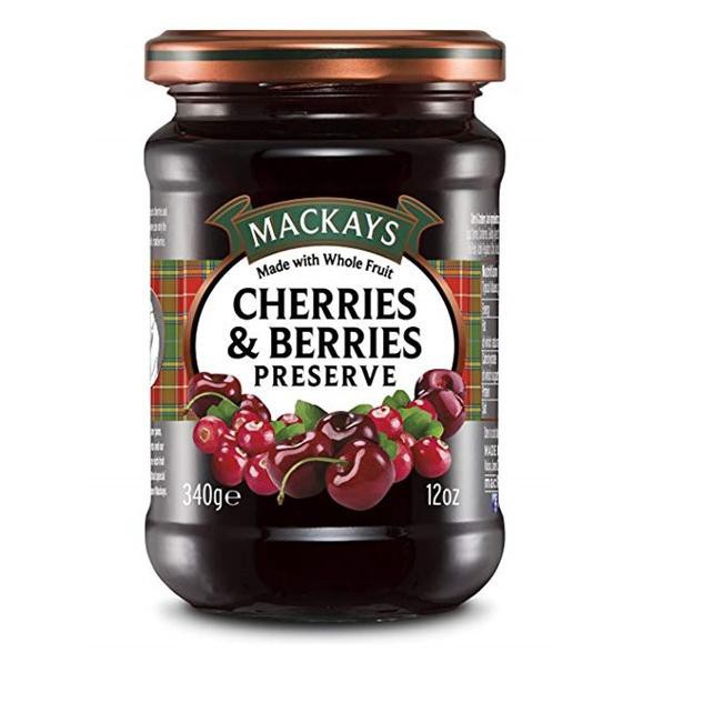 

[KODE BARU 8] Mackays Cherries & Berries Preserve 340gr TERLAKU..!!