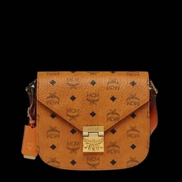 MCM NEW Patricia Shoulder Bag in Visetos Tas Wanita Kulit Original