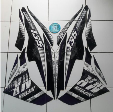 stiker striping Jupiter Mx new 135 2013 ungu