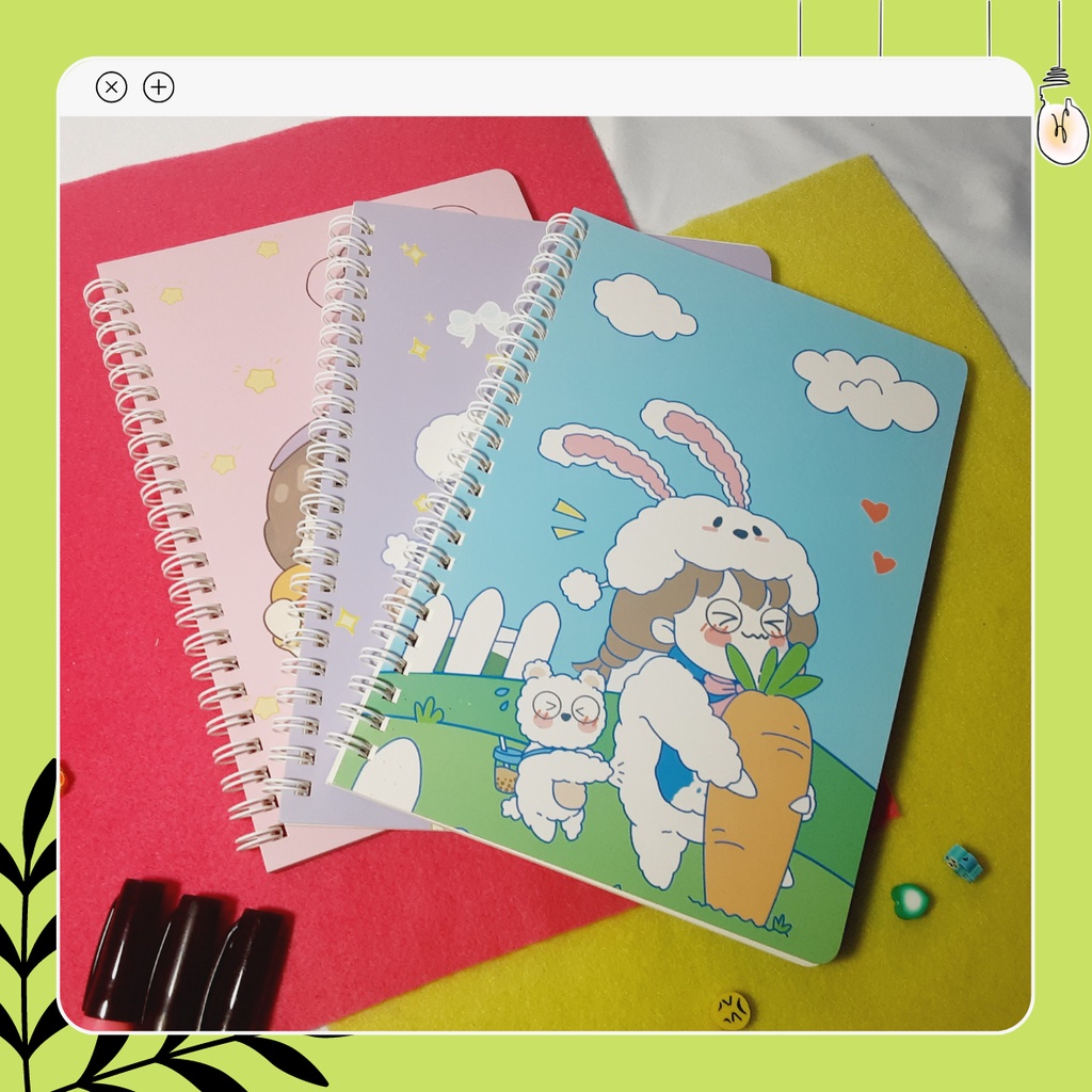 

NOTEBOOK / BUKU CATATAN LUCU CUTE MOTIF BERUANG BEAR DAN GIRL