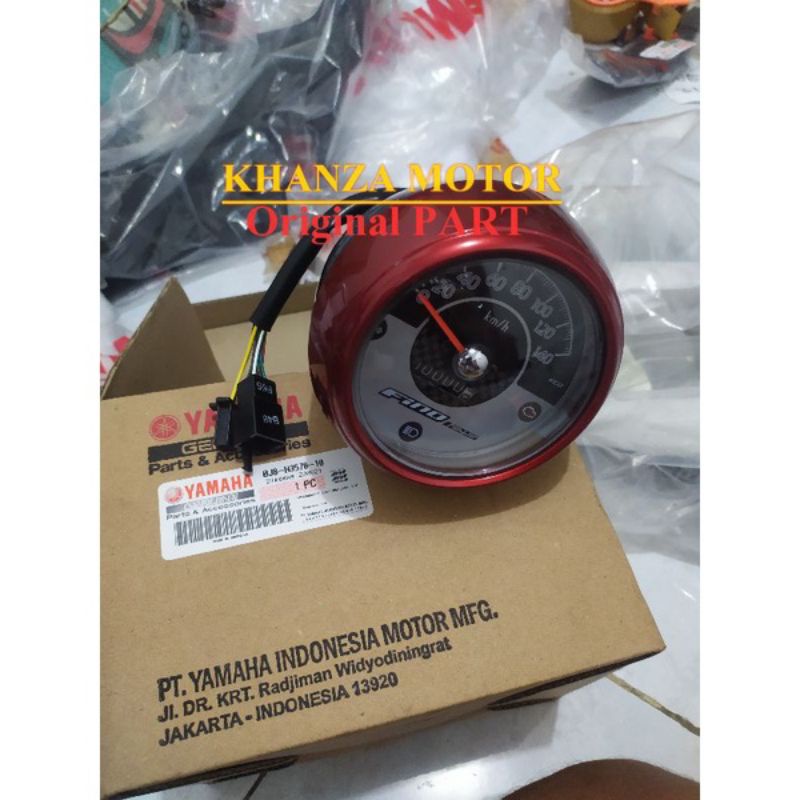 Speedometer Assy Yamaha Fino 125 Original Merah