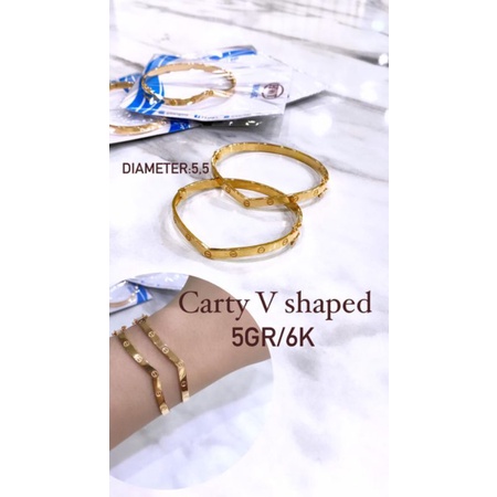 Gelang Bangle Cart*er Aurel 6K ll 5 Gram - DM 5,5