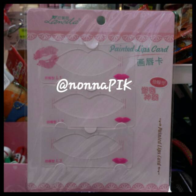 Cetakan Lipstik / Cetakan Bibir / Magic Painted Lips Card