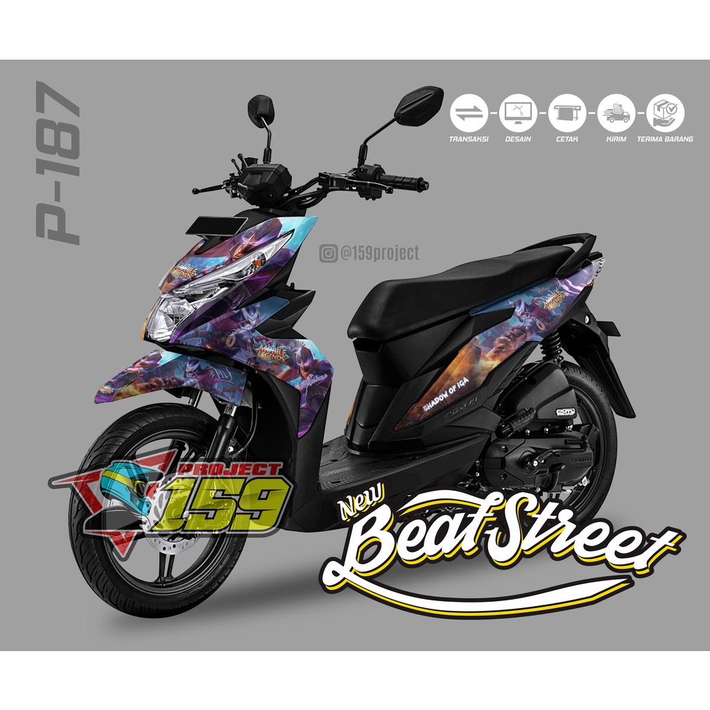 Stiker Motor Beat Street 2017 - P-187 Mobile Legends