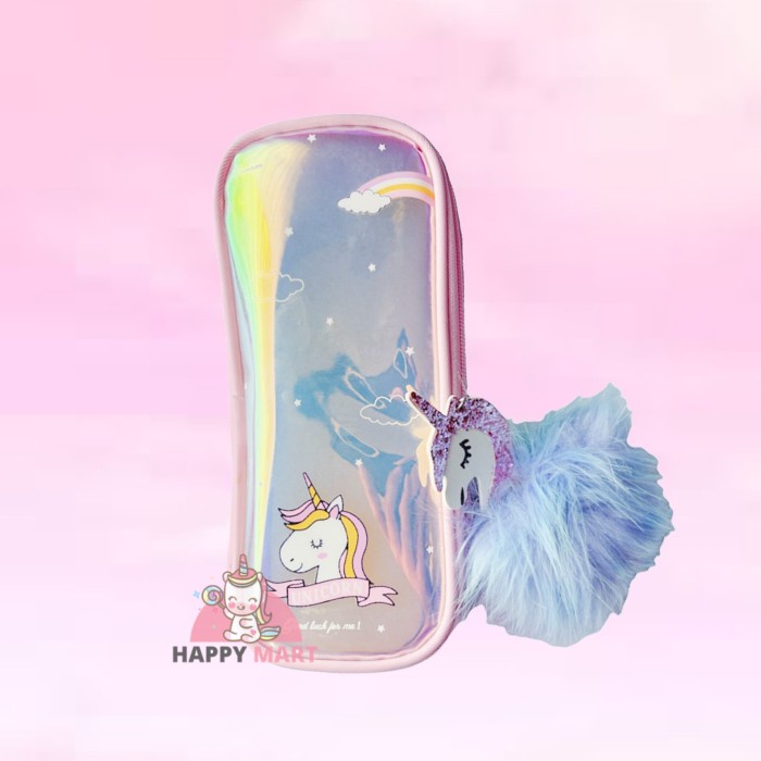 

Spesial Kotak Pensil Unicorn Hologram + Chain Terbatas