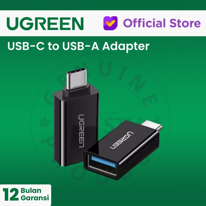 UGREEN Adapter USB-C (M) to USB-A 3.0 (F) - US173