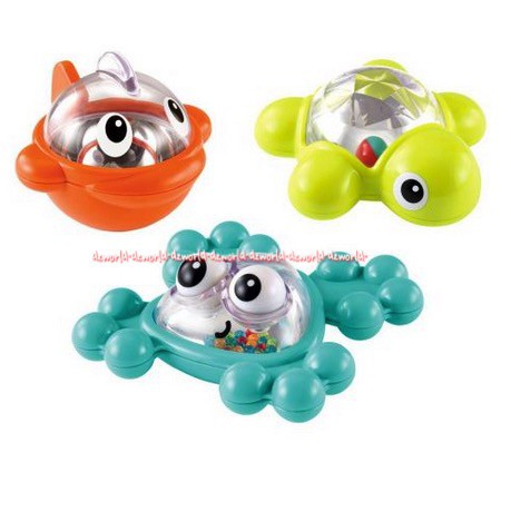 ELC Bathtime Rattle and Roll Friends Mainan Balap Kepiting 3pcs