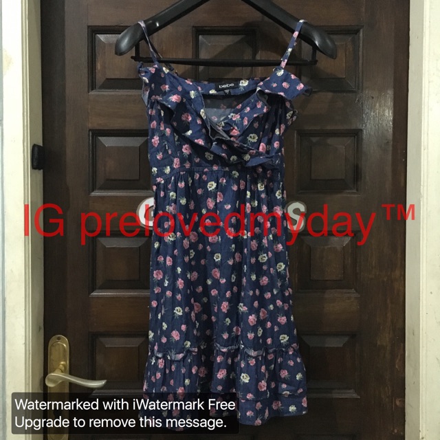 Preloved dress floral Bebe