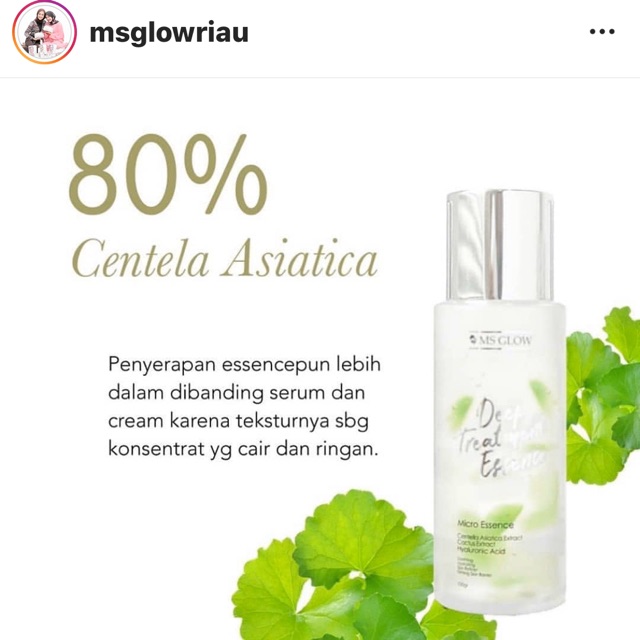 DEEP TREATMENT ESSENS CENTELLA MSGLOW MURAH