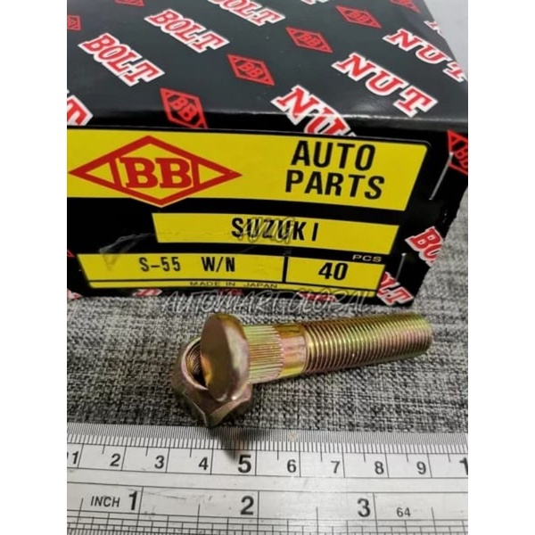 baut roda suzuki baleno escudo vitara jimny swift ignis karimun 6cm asli japan