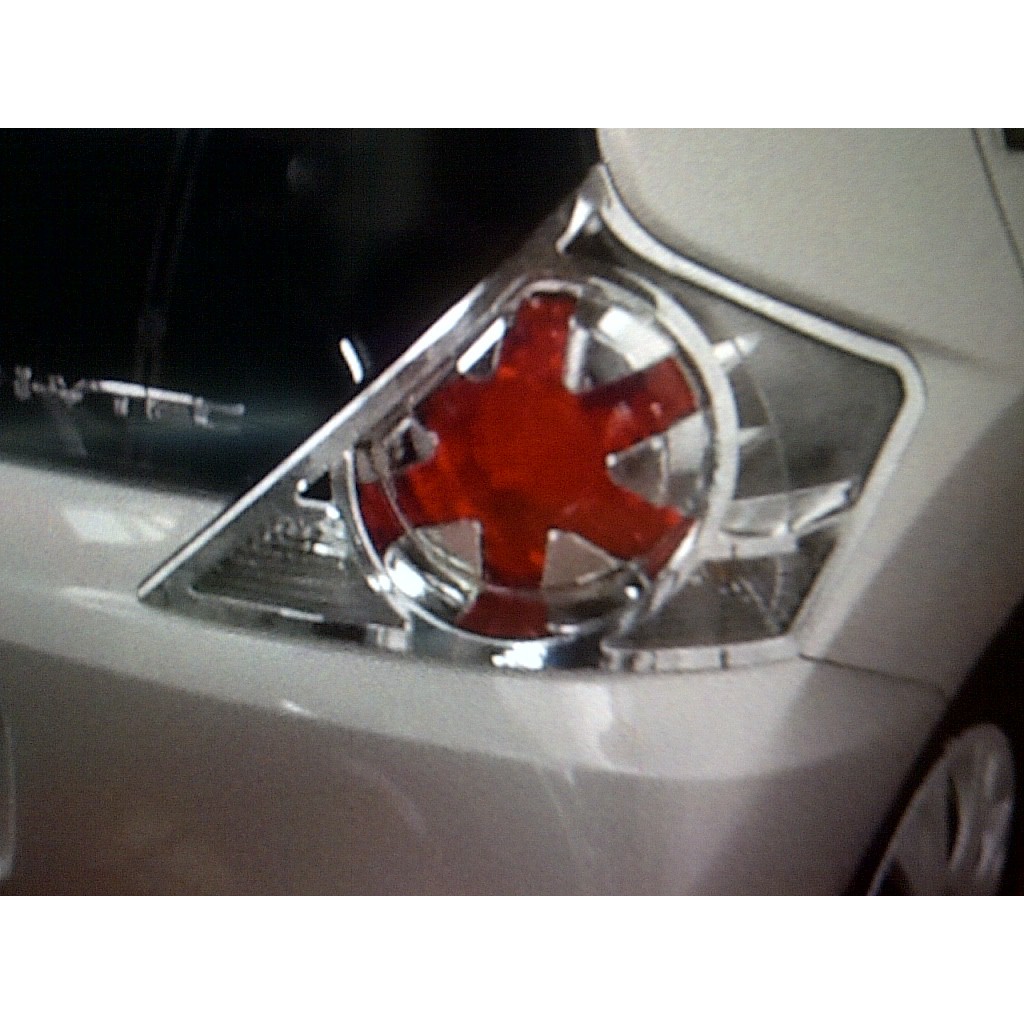 Garnish List Chrome Lampu Brio Depan &amp; Belakang