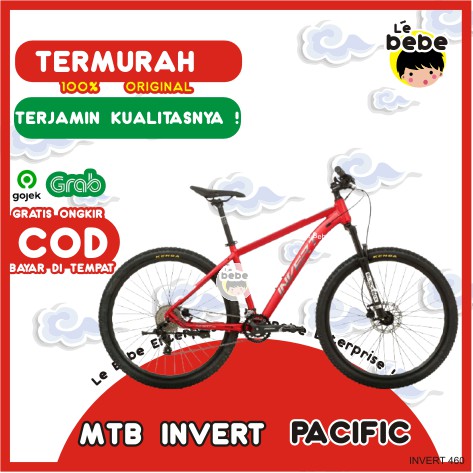 Sepeda Lipat Folding Bike MTB 27.5 PACIFIC INVERT 460 ALLOY 2X9Sp HYDRAULIC SEPEDA SNI ORIGINAL