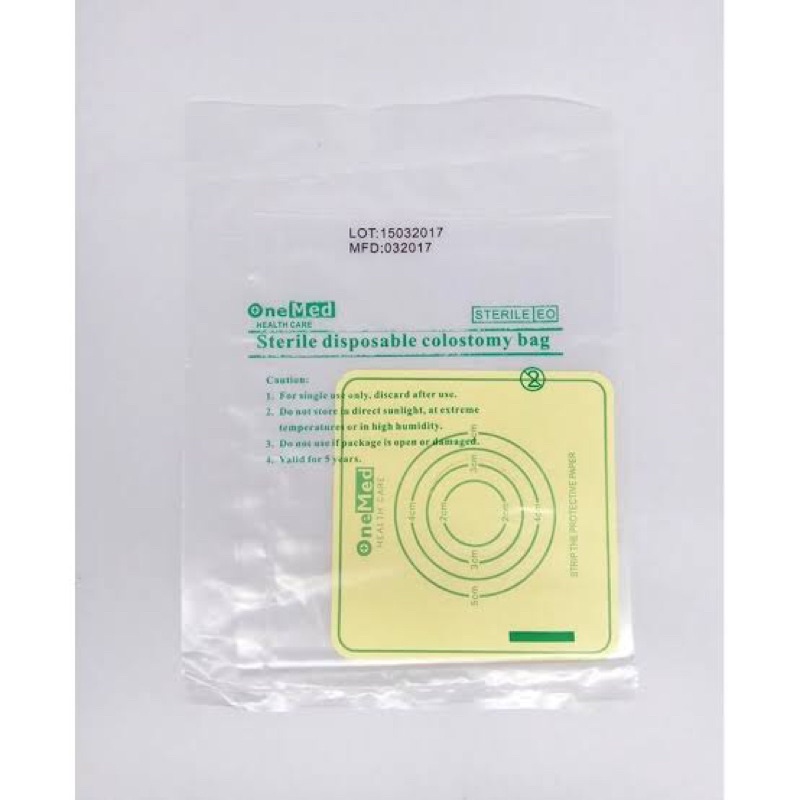 Colostomy Bag Kantong Kolostomi 2.3.4.5cm OneMed #AMG