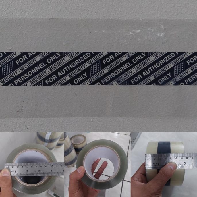 

lakban jumbo 3 inci lebar 7cm for authorized security makad44