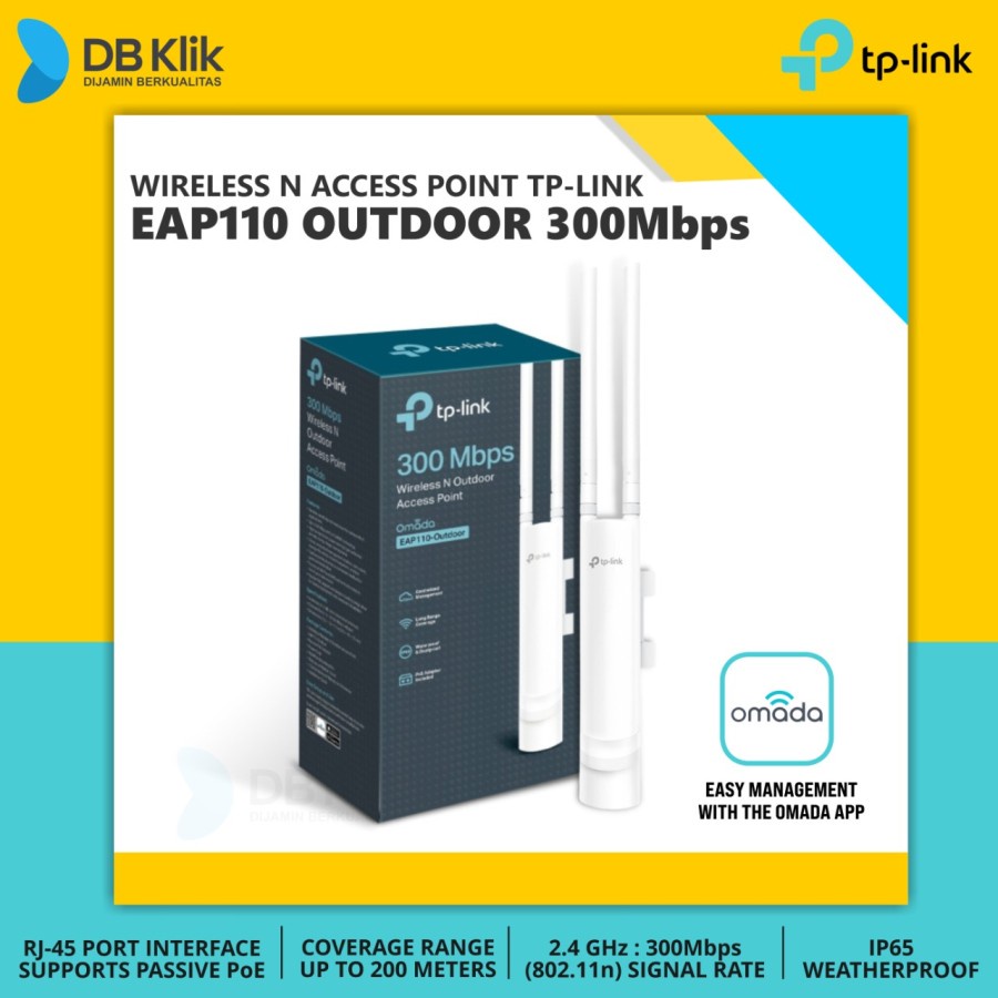 Acces Point TP-Link EAP110 Outdoor Wireless 300Mbps - EAP 110 Outdoor