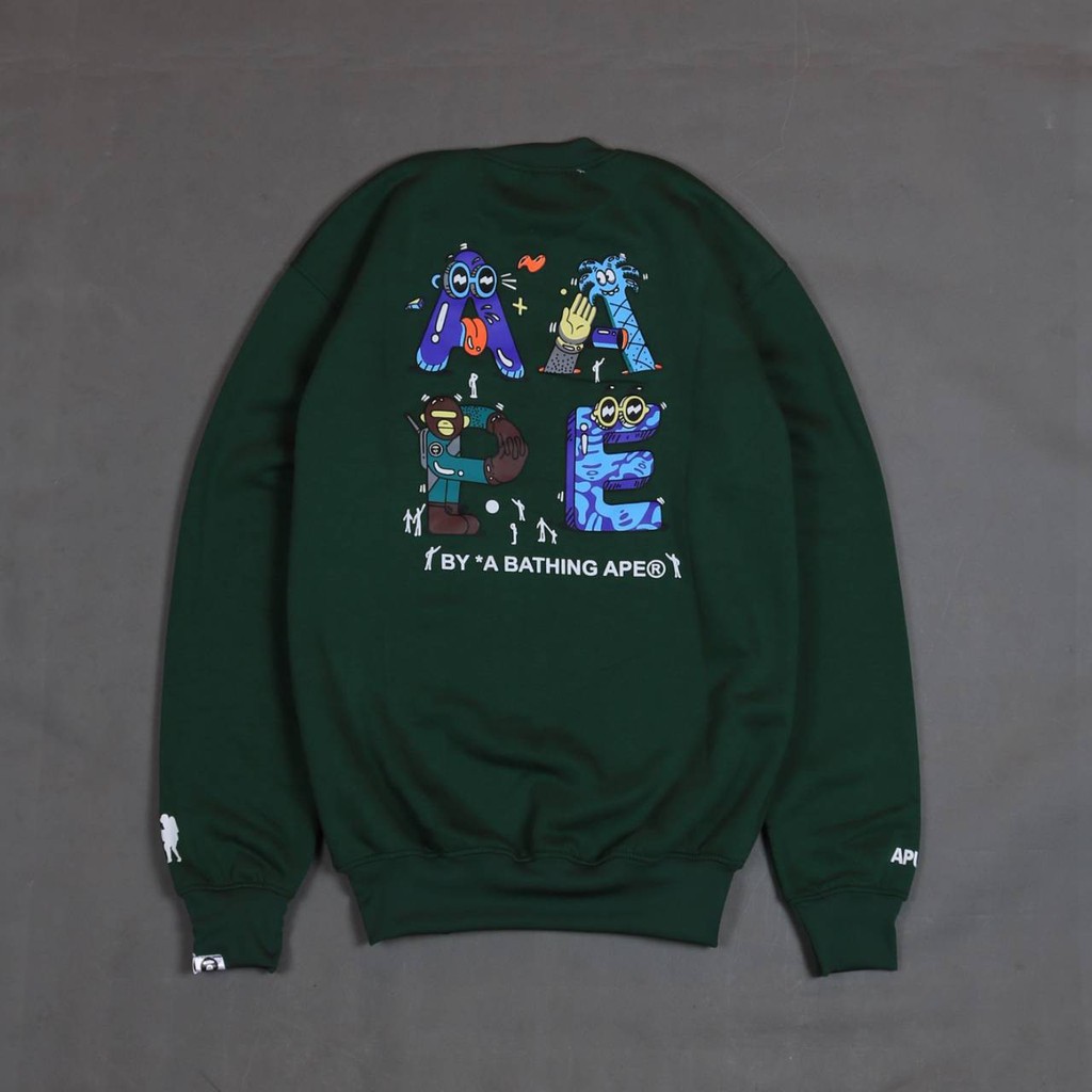 Jaket Crewneck APE STEVEN HARRLINGTON – Edition Trendy Casual Unisex Good Brand Quality Stylish