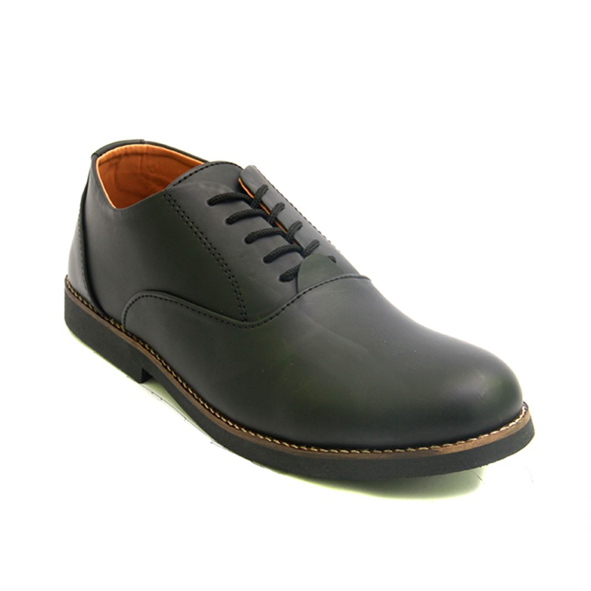 Dembble Black | 39-45 | Sepatu Pantofel Kerja Kantor Kuliah Pria/Men Laces Oxford Footwear | FORIND x Lvnatica