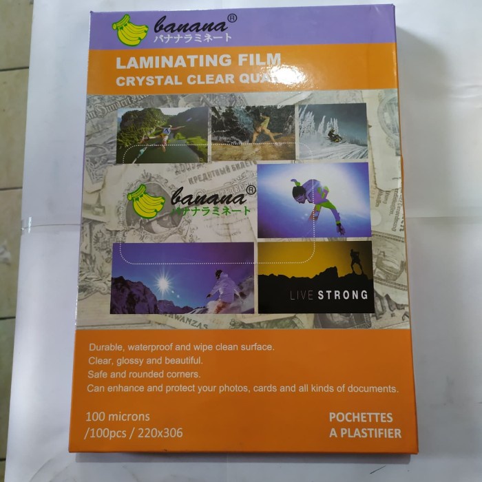 

Premium Plastik Laminating A4 Merk Banana